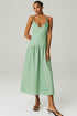VESTIDO LINHO EVASÊ VERDE